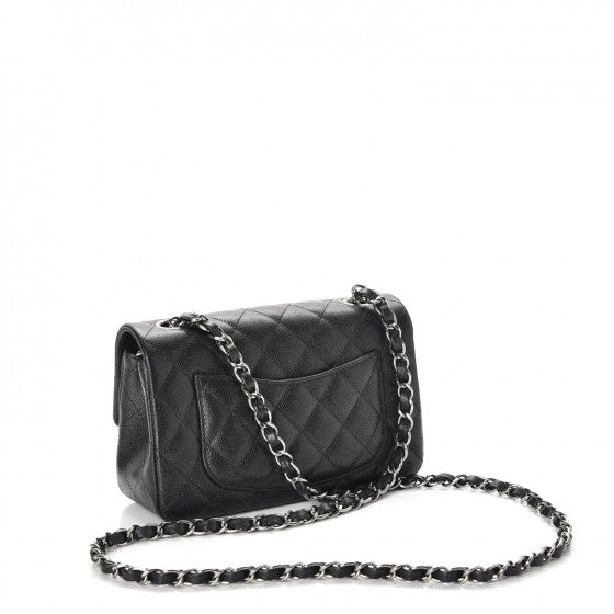 chanel mini flap bag caviar