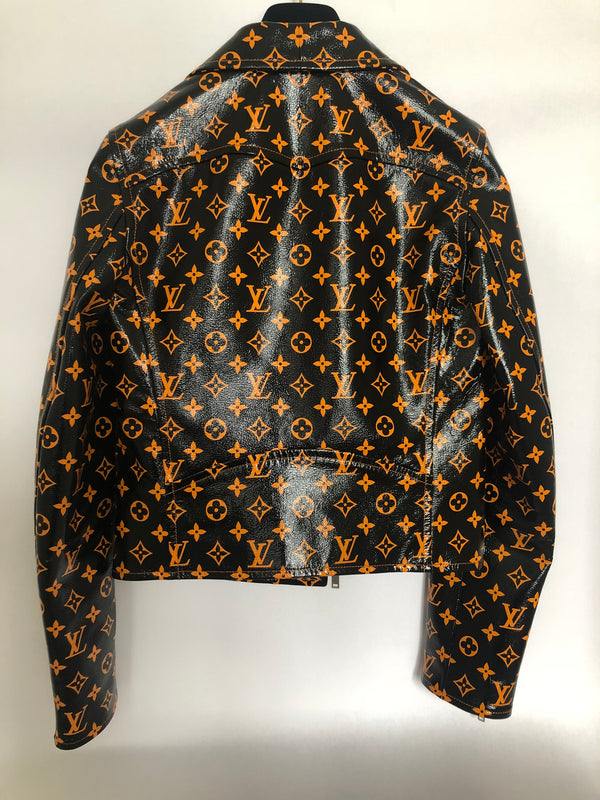 vuitton cotton velour monogram blouson jacket