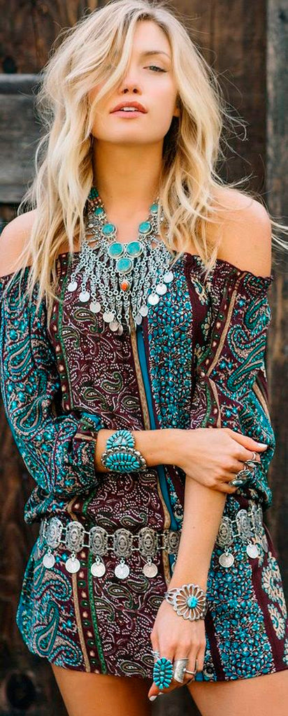 The spirit of Southwestern Native American boho turquoise jewellery lives on