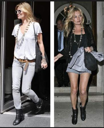 Kate Moss distinctive boho jewellery style is perfection from festival to city