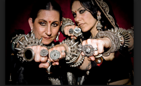 Jewellery worn by the Kalbeliya Gypsy dancers of Rajasthan. 