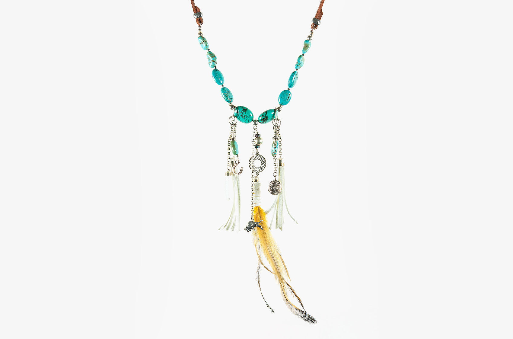 Buffalo Girl Spirit Dreamer boho necklace for festival and street wear
