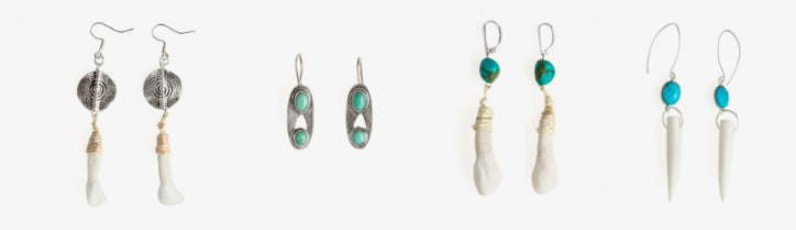 Boho tribal earrings 