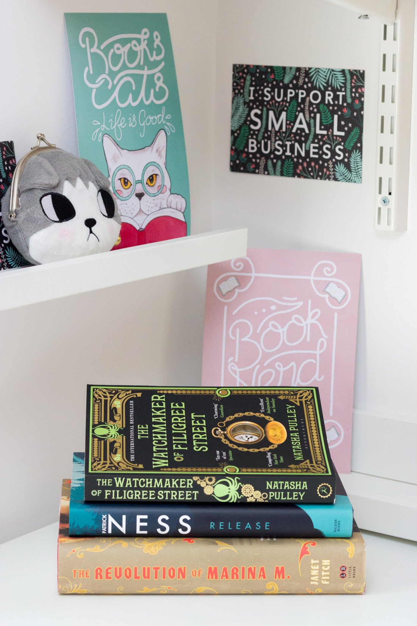 What I've Been Reading // The Watchmaker of Filigree Street, Release & The Revolution of Marina M.