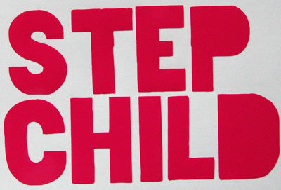 Stepchild Text Stacked Sticker-Sticker Blimp Decals