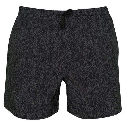 Black Topo Swim (Stretch)