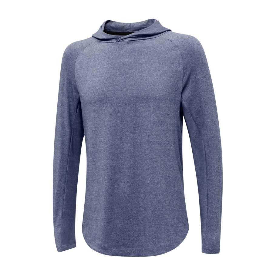 Navy Heather Light Weight Performance Hoodie