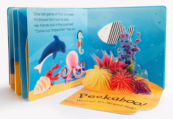 Pop up book with under the sea animals