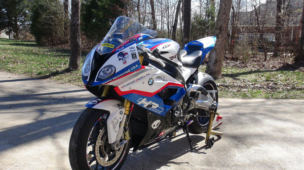 BMW S1000RR WSBK style headlight decals 