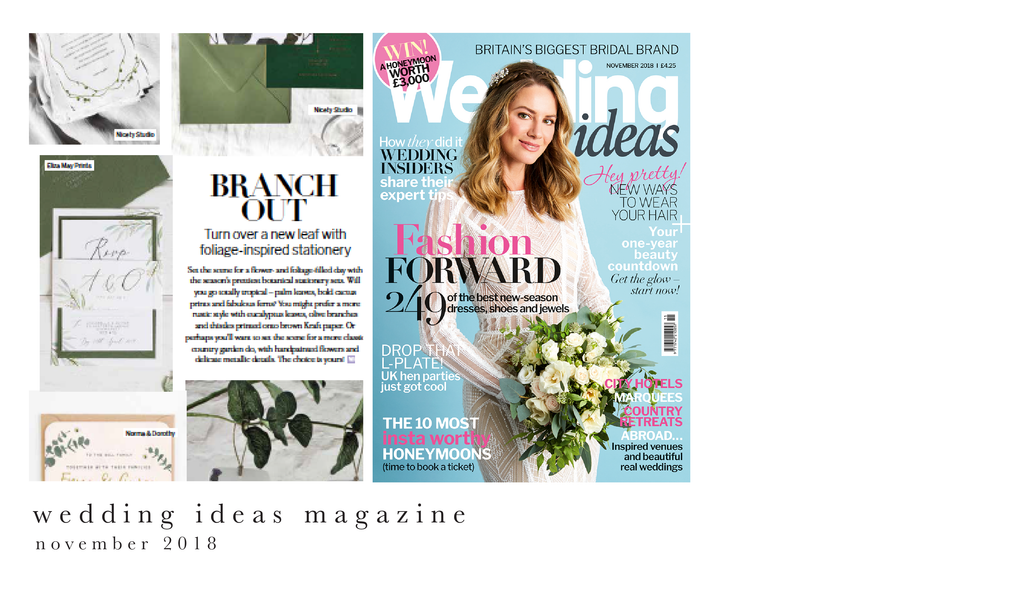 wedding ideas magazine november 2018