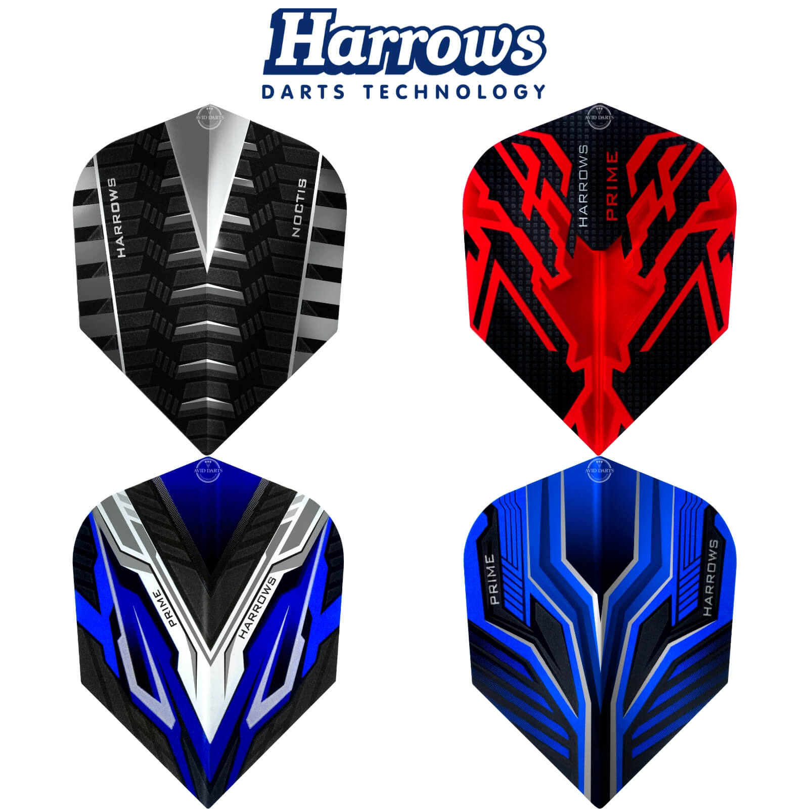 Dart Flights - Harrows - Prime 2020 Range - Standard Dart Flights 