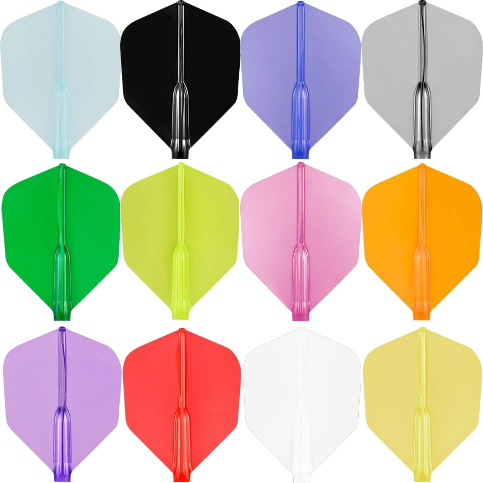 Dart Flights - Cosmo - Fit Flight Air - Shape - Plain - Standard Dart Flights 