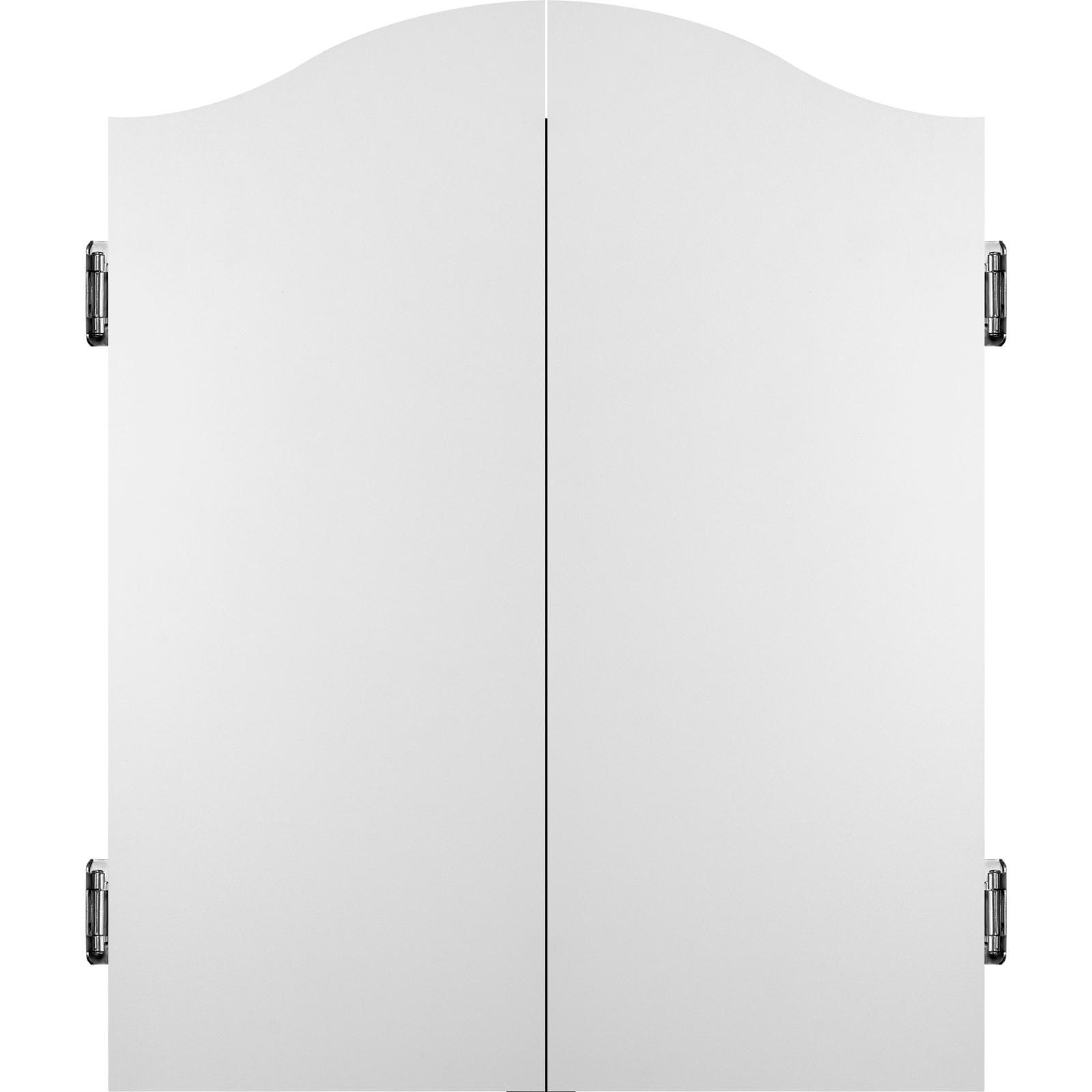 Dartboard Accessories - Mission - Dartboard Cabinet - Deluxe Quality - White 