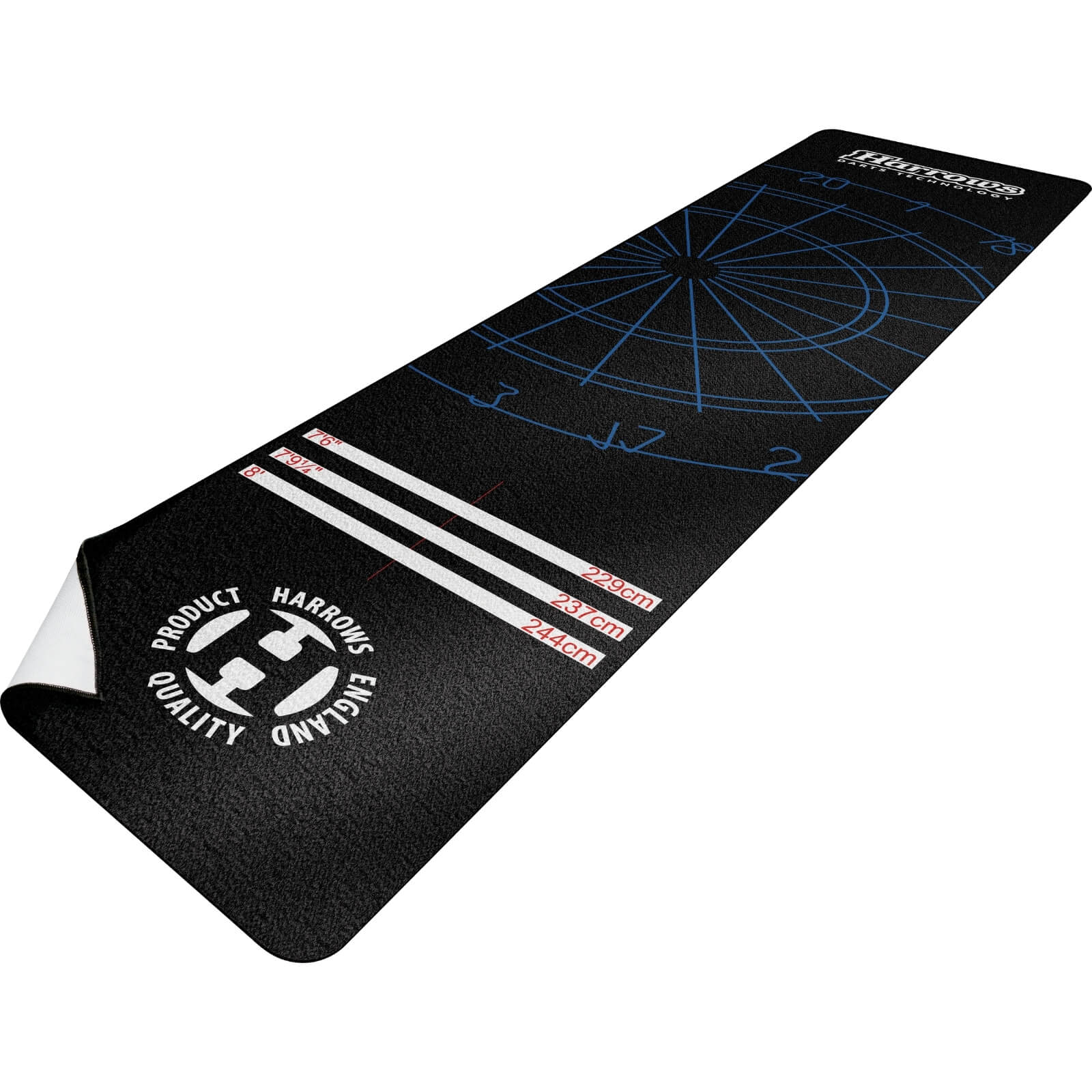 Dart Mats - Harrows - Carpet Dart Mat - 300cm x 65cm 