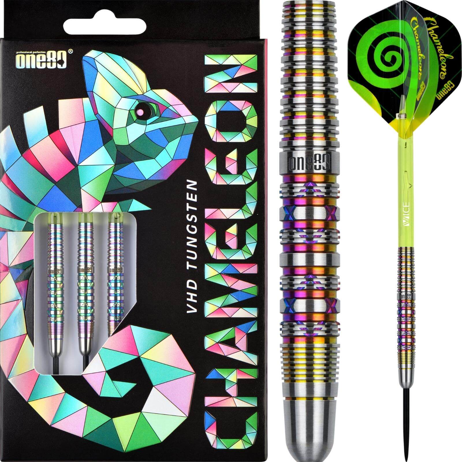 Darts - One80 - Chameleon Lapis Lazuli Darts - Steel Tip - 90% Tungsten - 22g 24g 