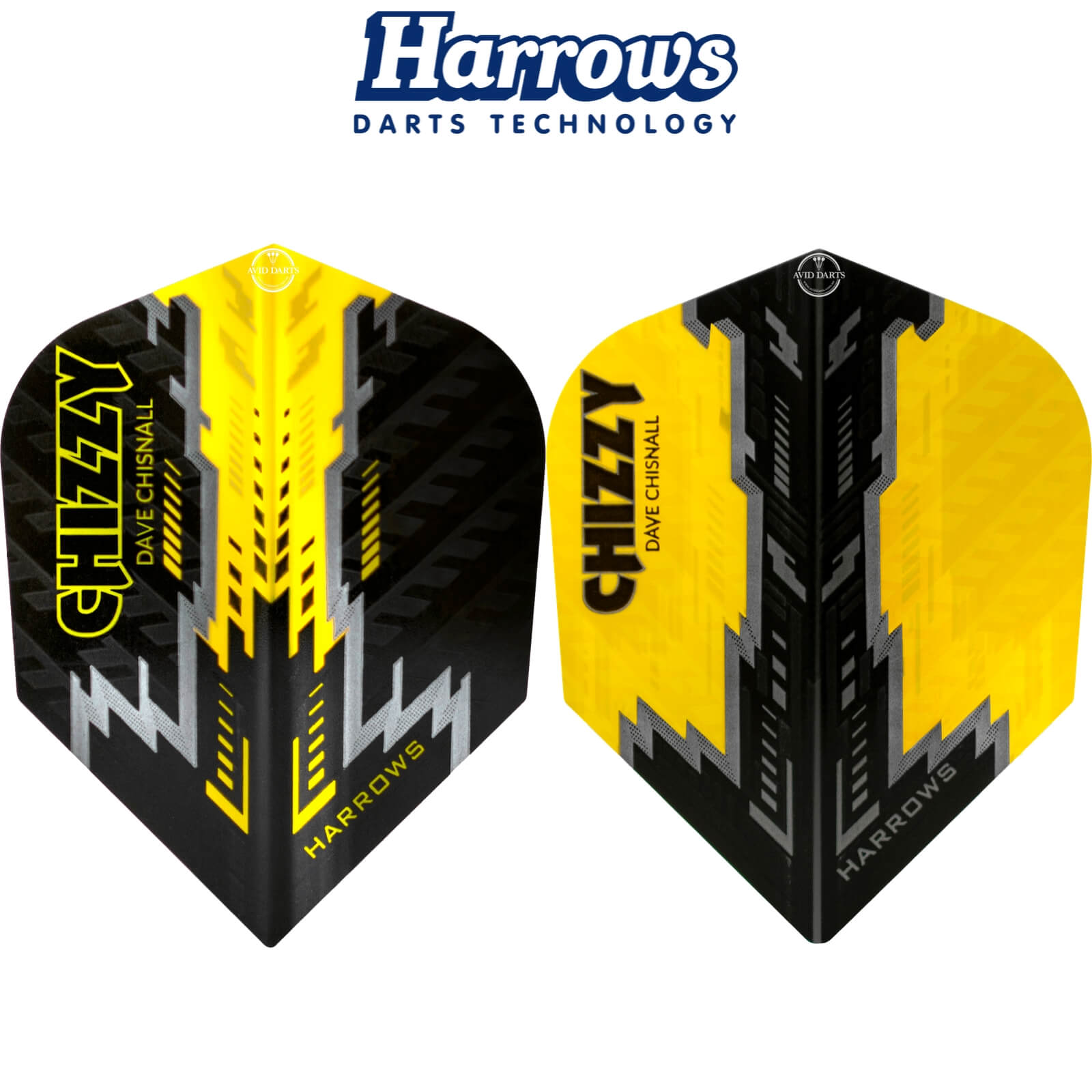 Dart Flights - Harrows - Dave Chisnall Chizzy - Standard Dart Flights 