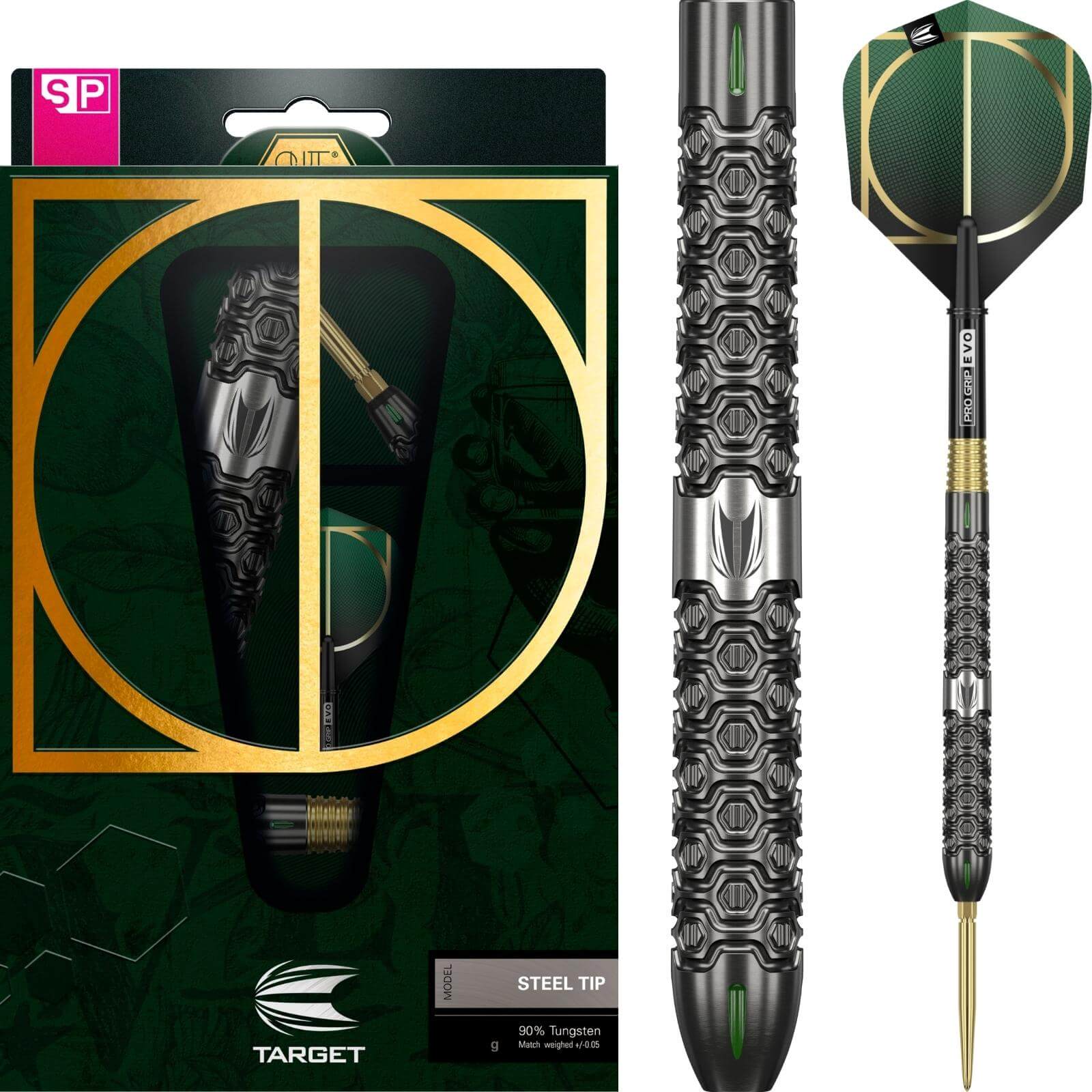 Darts - Target - Cult 02 Darts - Swiss Point - Steel Tip - 90% Tungsten - 24g 26g 