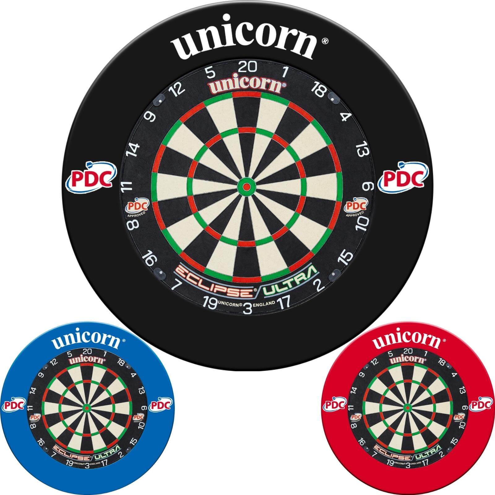 Dartboards - Unicorn - Eclipse Ultra Dartboard & Surround Package 