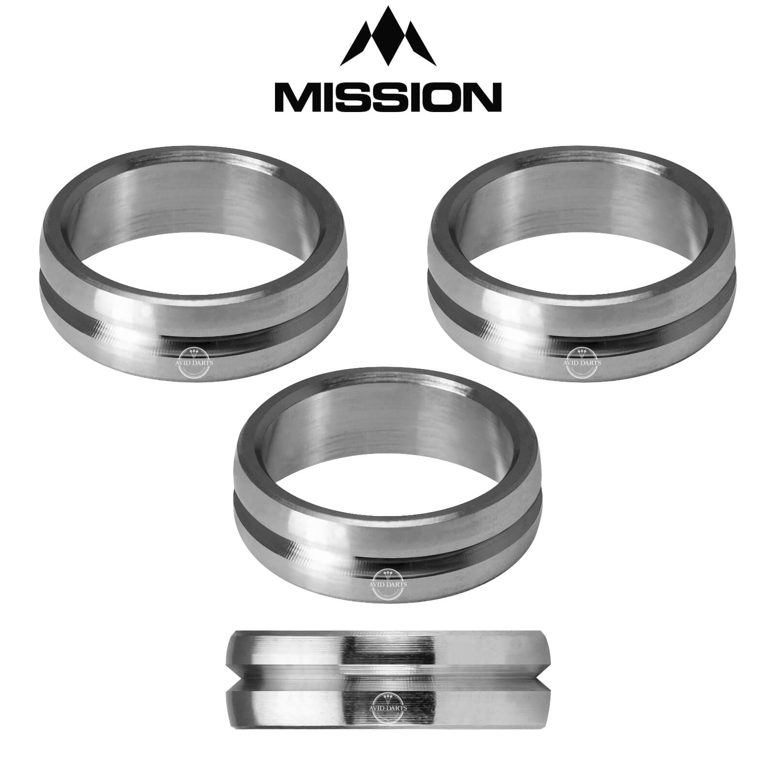 Shaft Accessories - Mission - F-Lock Titanium Rings - Flight Lock 