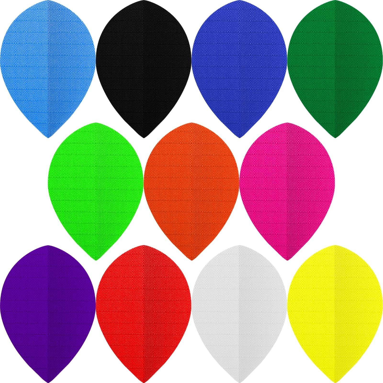 Dart Flights - Designa - Fabric Rip Stop Long-Life - Pear Dart Flights 