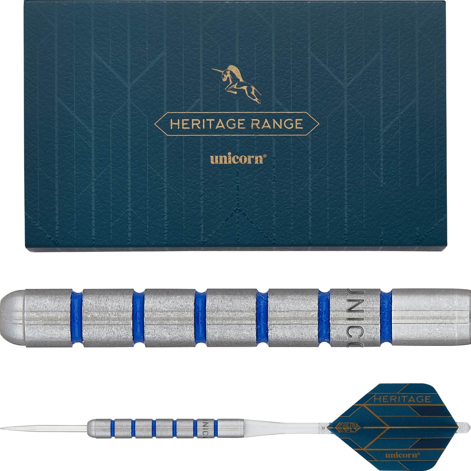 Darts - Unicorn - Heritage Maestro Darts - Steel Tip - 80% Tungsten - 22g 