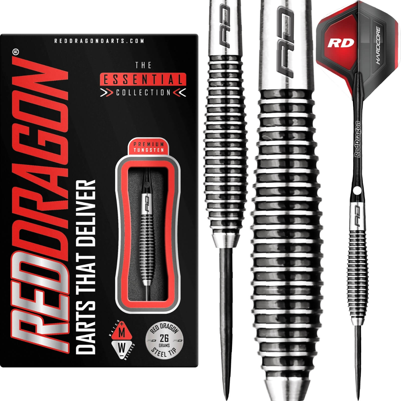 Darts - Red Dragon - Lethal Magic 3 Darts - Steel Tip - 85% Tungsten - 26g 30g 