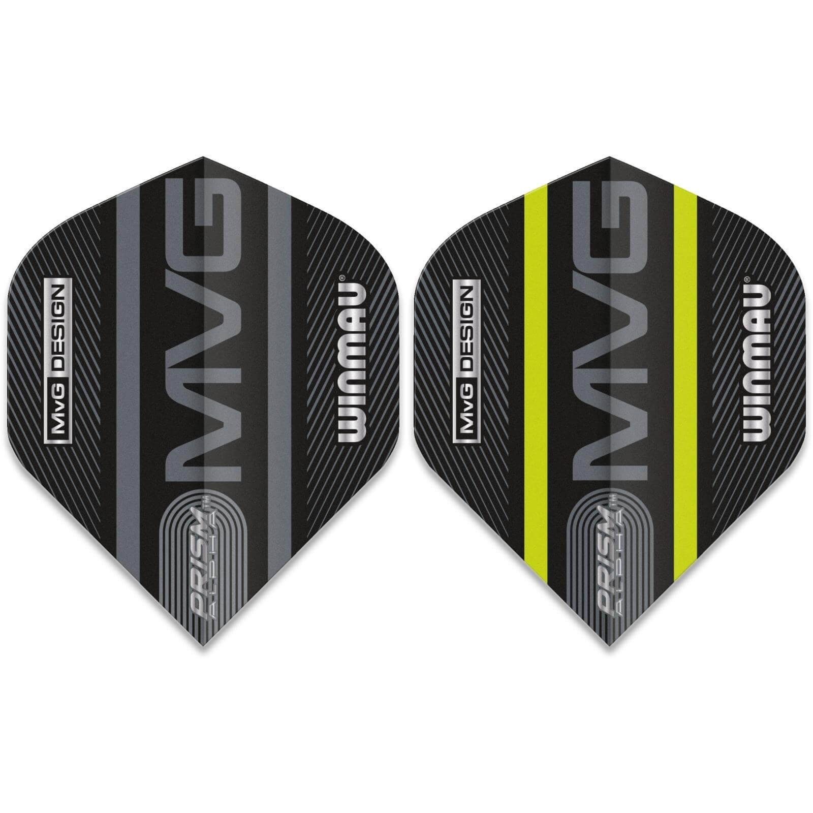 Dart Flights - Winmau - MvG Prism Alpha - Big Wing Dart Flights 