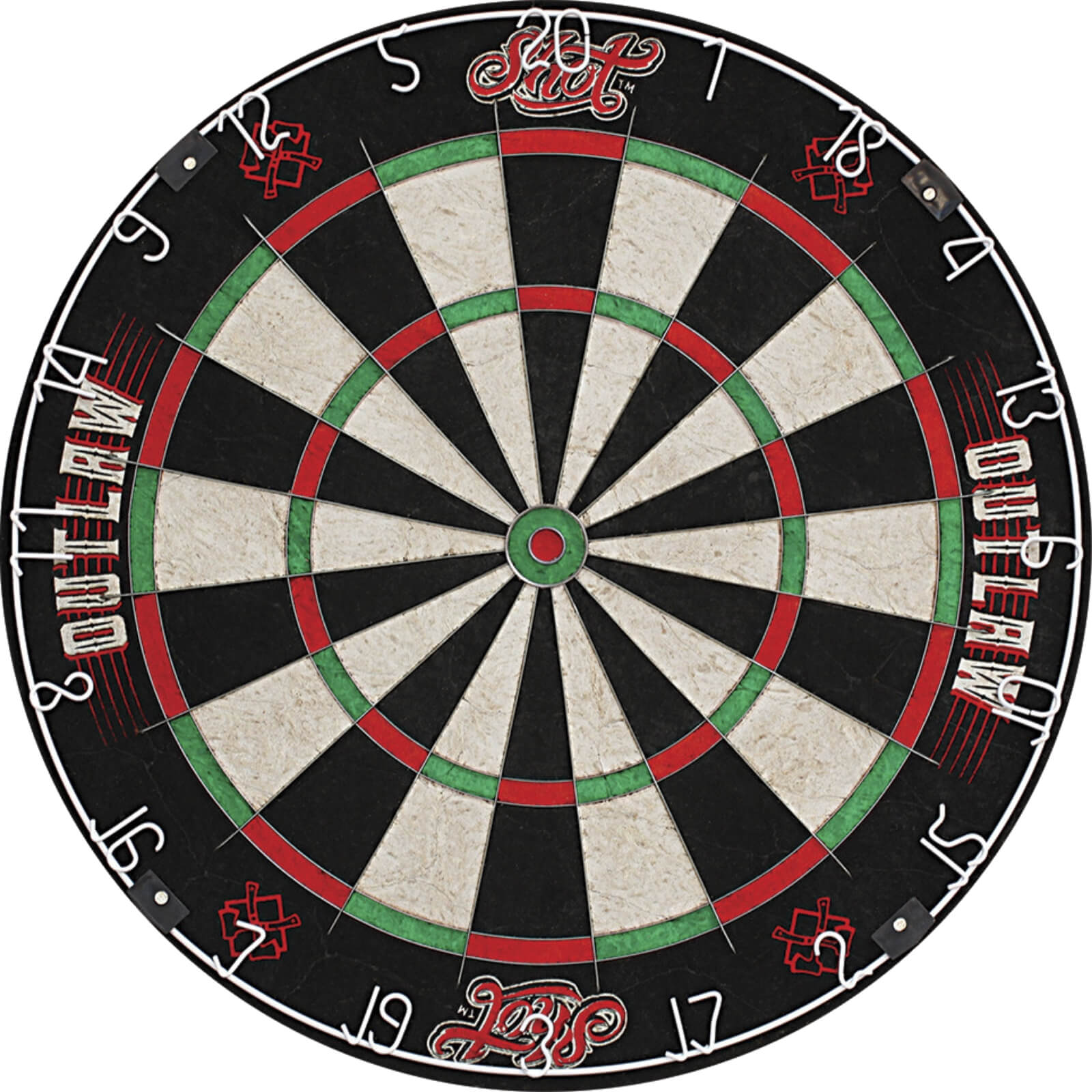 Dartboards - Shot - Outlaw Dartboard 