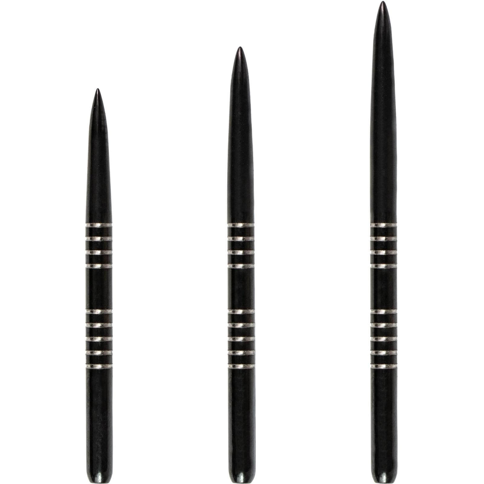 Point Accessories - BULL'S - GP1 Black Dart Points - 34mm 38mm 42mm 