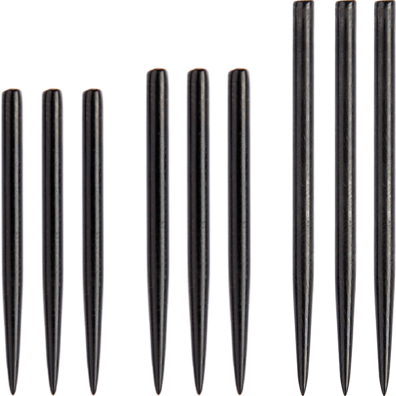 Point Accessories - Shot - Black Dart Points - 35mm 37mm 45mm 