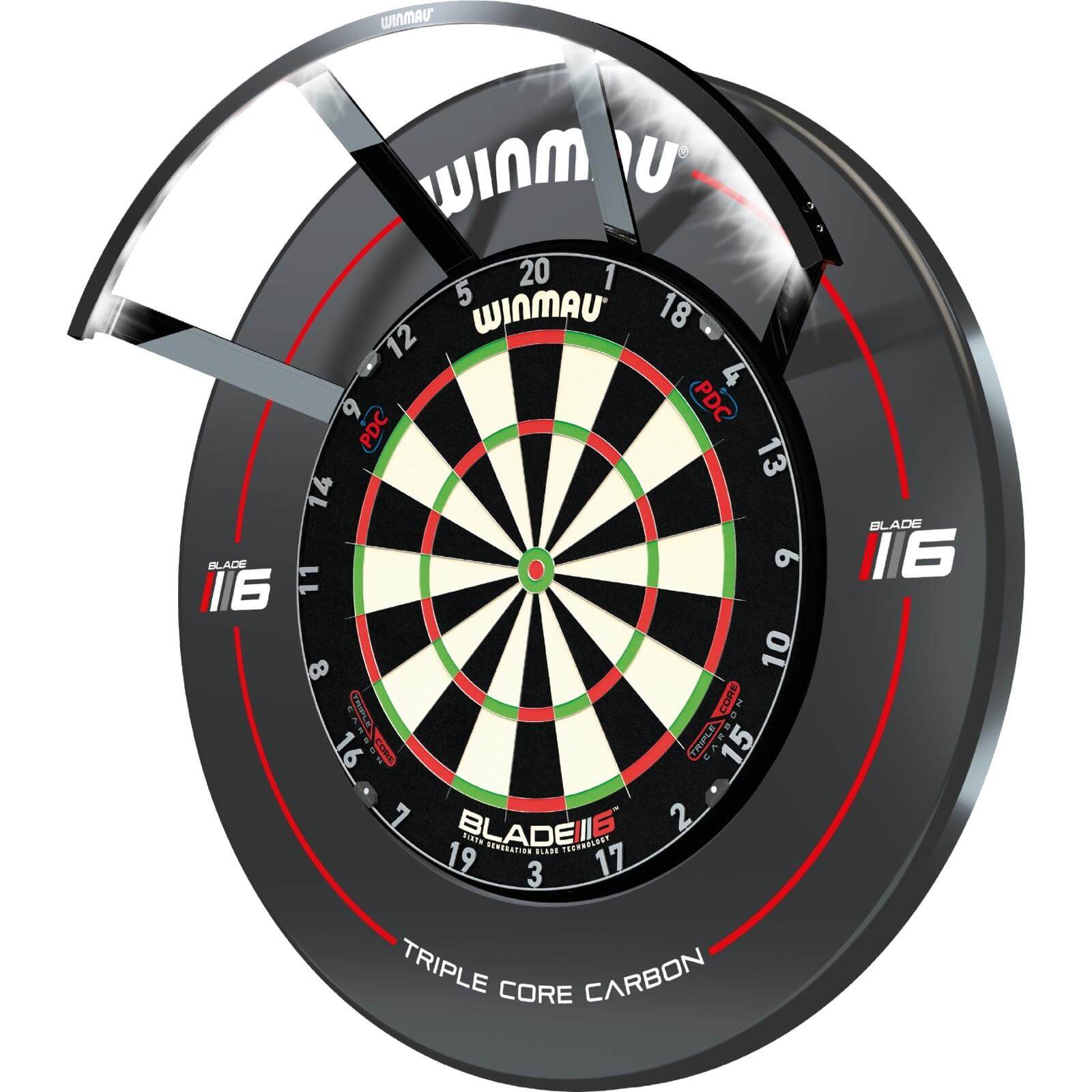 Dartboard Accessories - Winmau - Polaris 120° Dartboard Light 