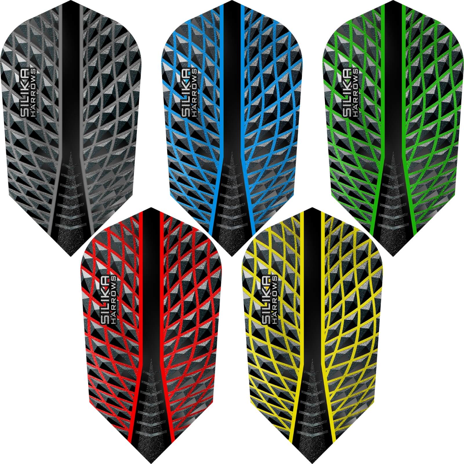 Dart Flights - Harrows - Silika - Slim Dart Flights 