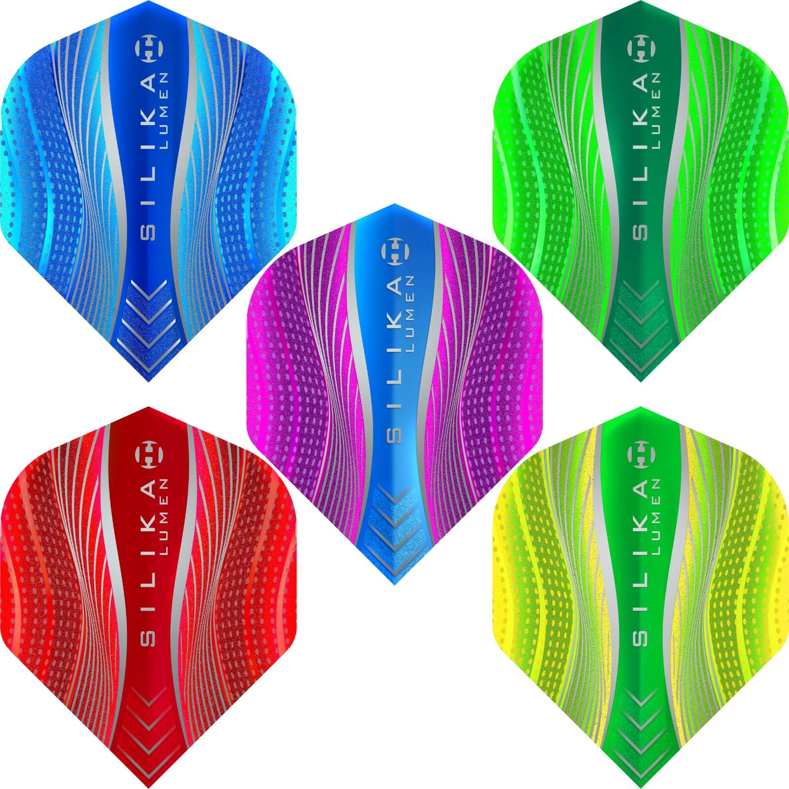 Dart Flights - Harrows - Silika Lumen - Big Wing Dart Flights 