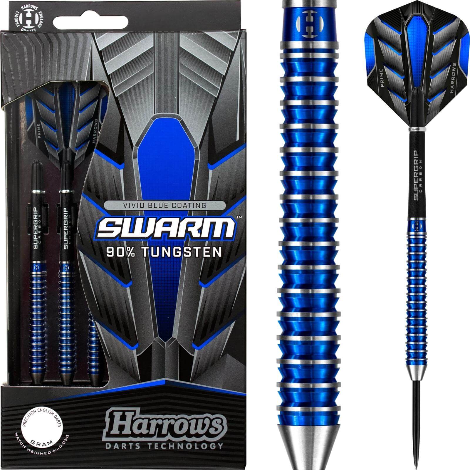 Darts - Harrows - Swarm Darts - Steel Tip - 90% Tungsten - 21g 22g 23g 24g 25g 26g 