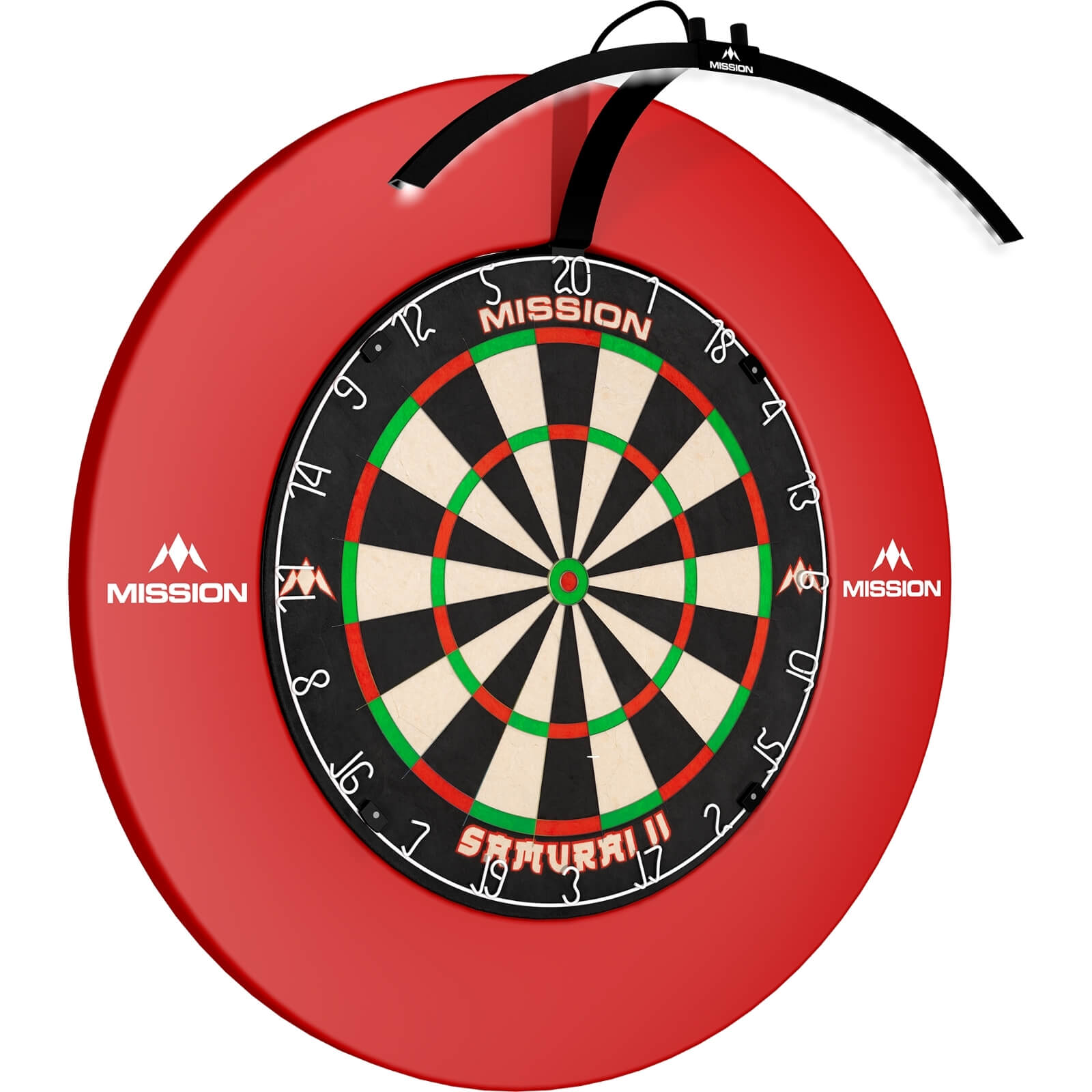 Dartboard Accessories - Mission - Torus 100 - Folding Portable LED Dartboard Light 