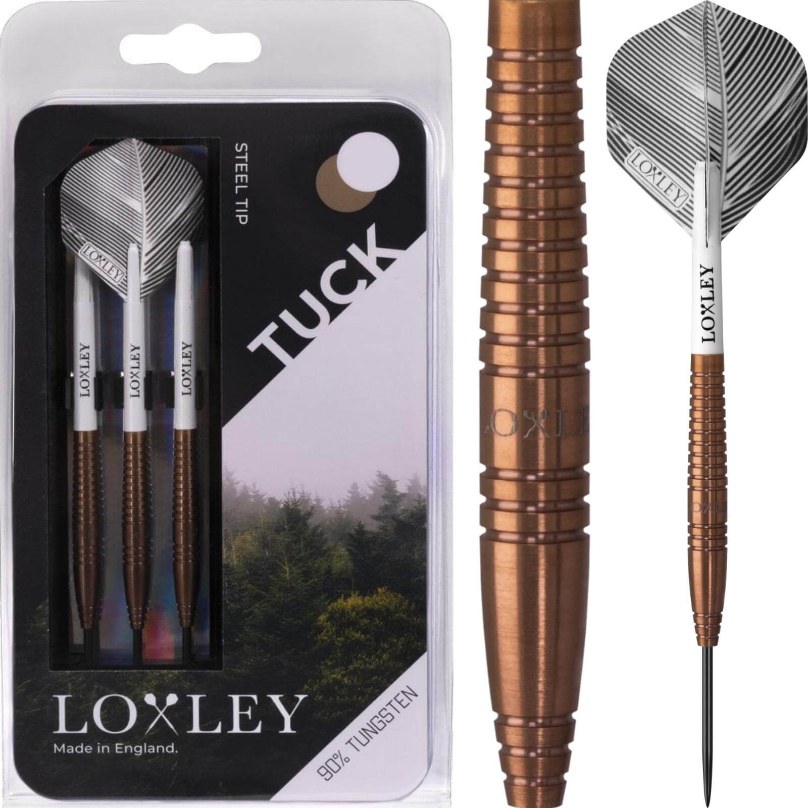 Darts - Loxley - Tuck Darts - Steel Tip - 90% Tungsten - 23g 25g 