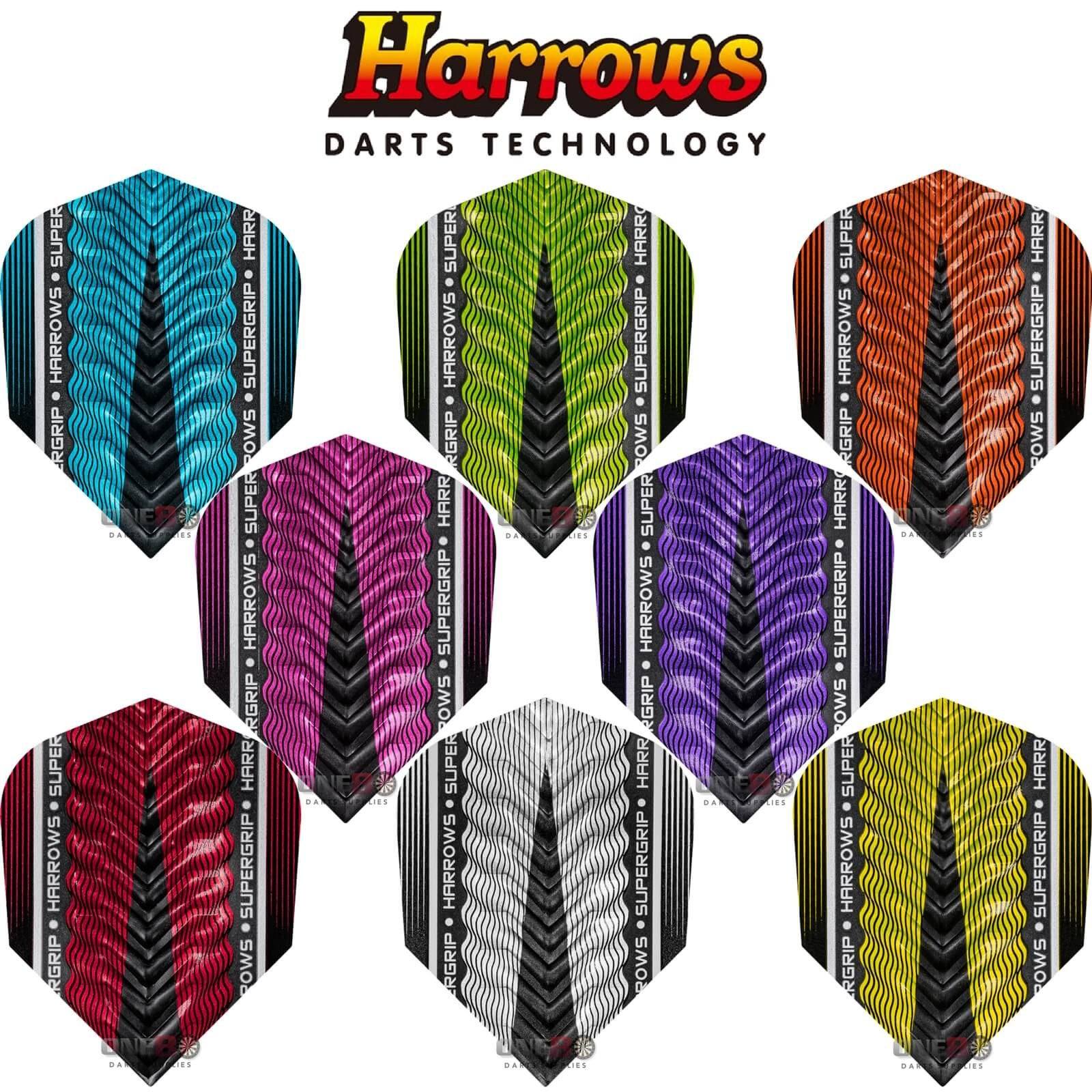 Dart Flights - Harrows - Supergrip-X - Standard Dart Flights 