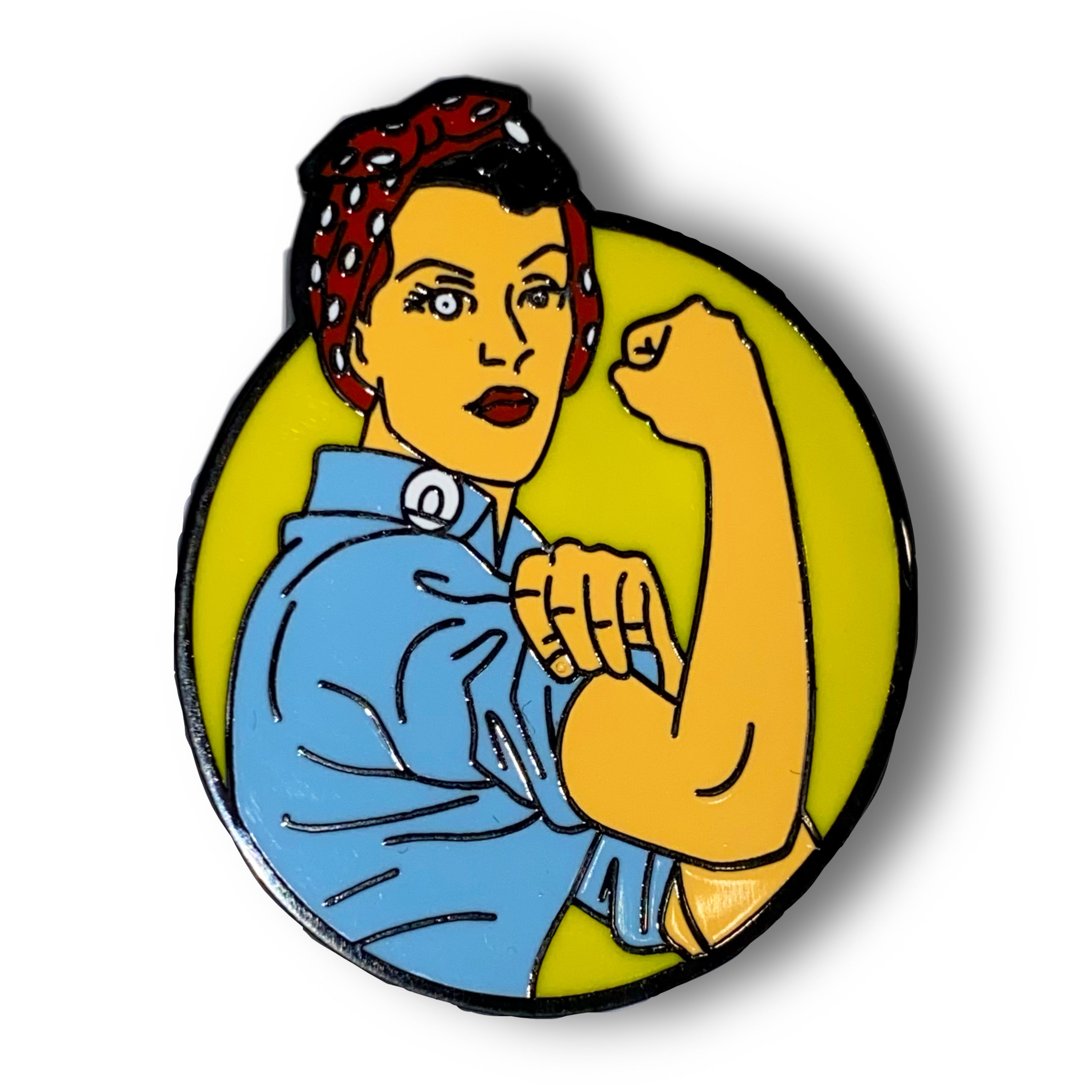 We Can Do It Enamel Pin Badge