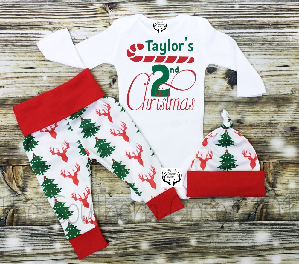 newborn boy christmas clothes