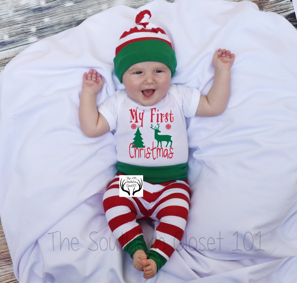 baby boy 1st christmas outfit