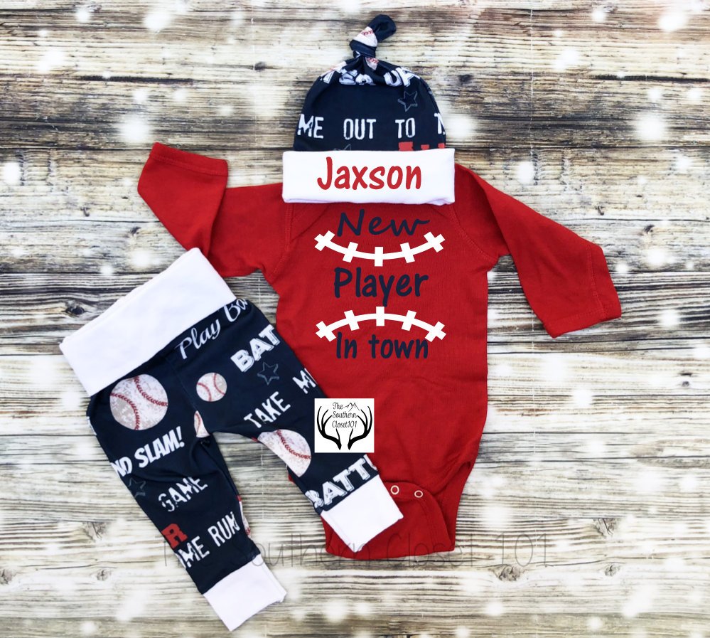 newborn baseball outfit