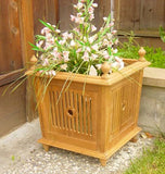 Teak planter