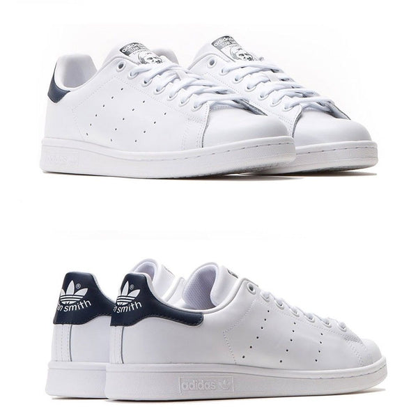 adidas originals stan smith leather trainers in white m20325