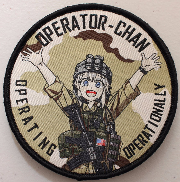 Operator-Chan Velcro Patches – Unlimited Patch Works