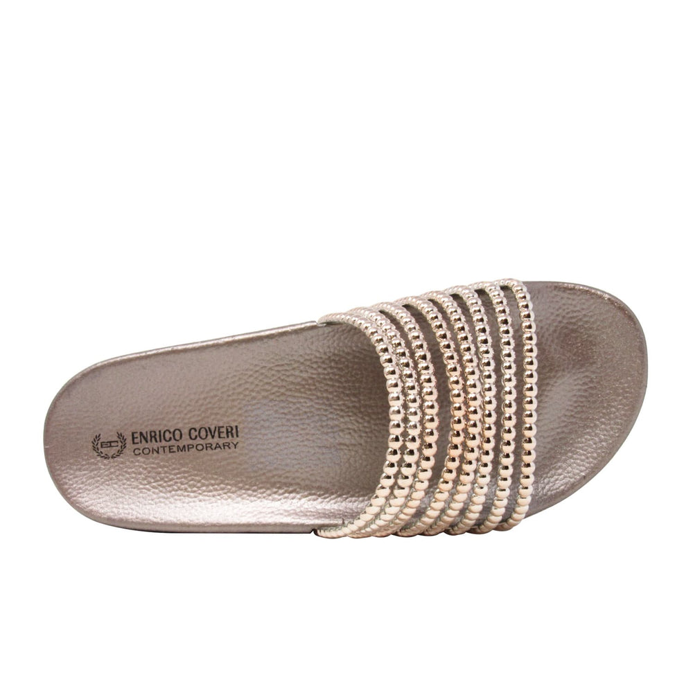 Enrico Coveri Women Mady Diamond Italian Fashion Slipper Sandals