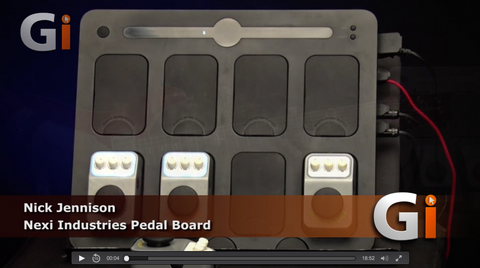 Review video Guitar Interactive Magazine - NEXI Pedal board