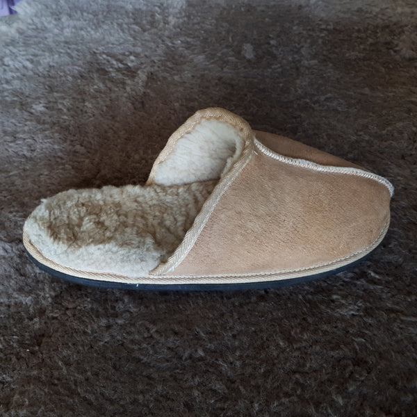 sheepskin slip on slippers