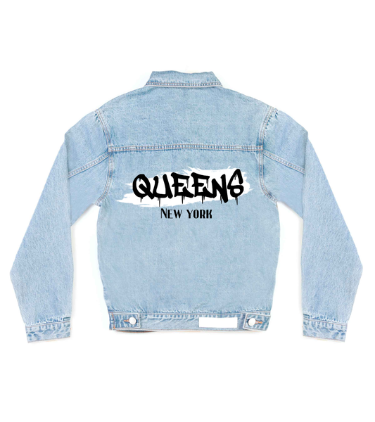 queen denim jacket