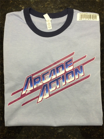 arcade action t-shirt