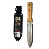 Hori Hori Garden Knife with Serrated Stainless Steel Blade